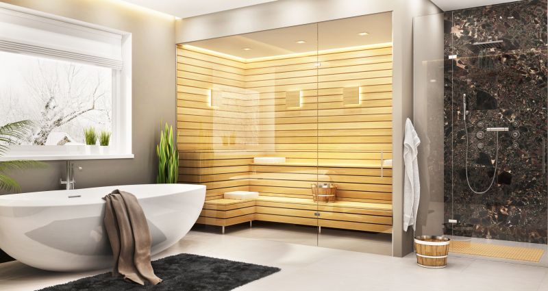 Stylish Shower with Glass Panels